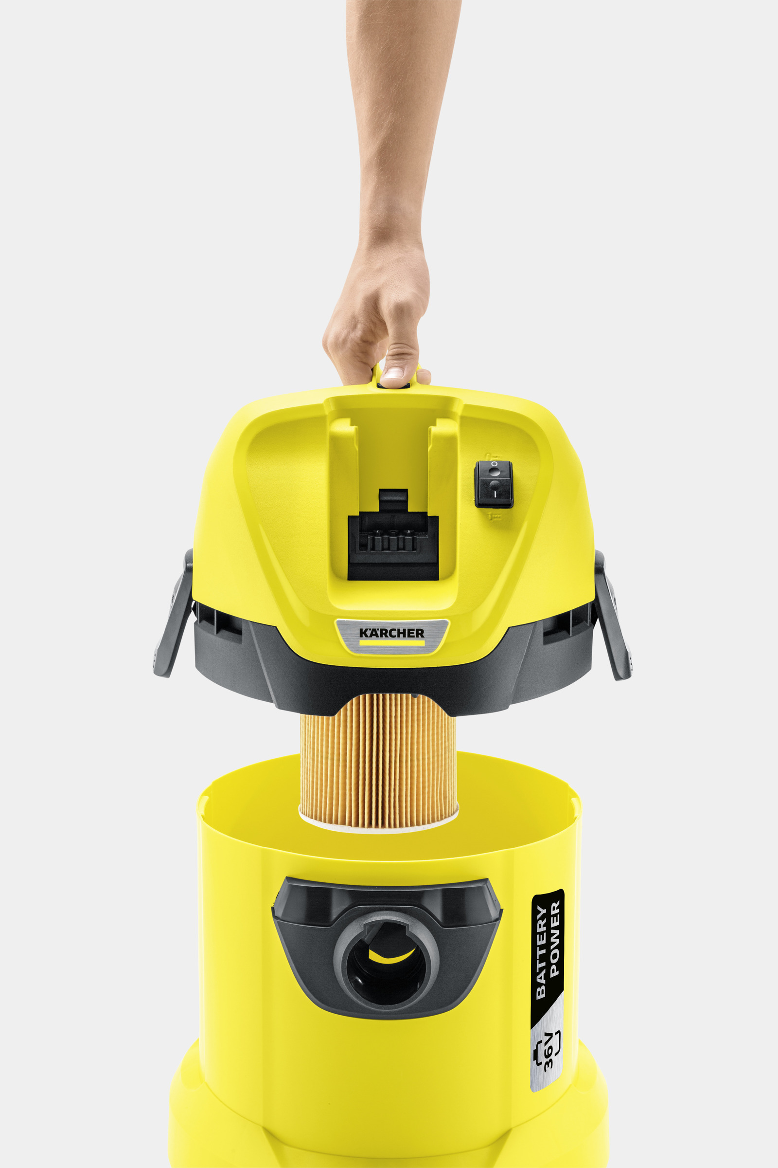 Kärcher WD 3 Battery - Staubsauger - Kanister, Ansicht 2