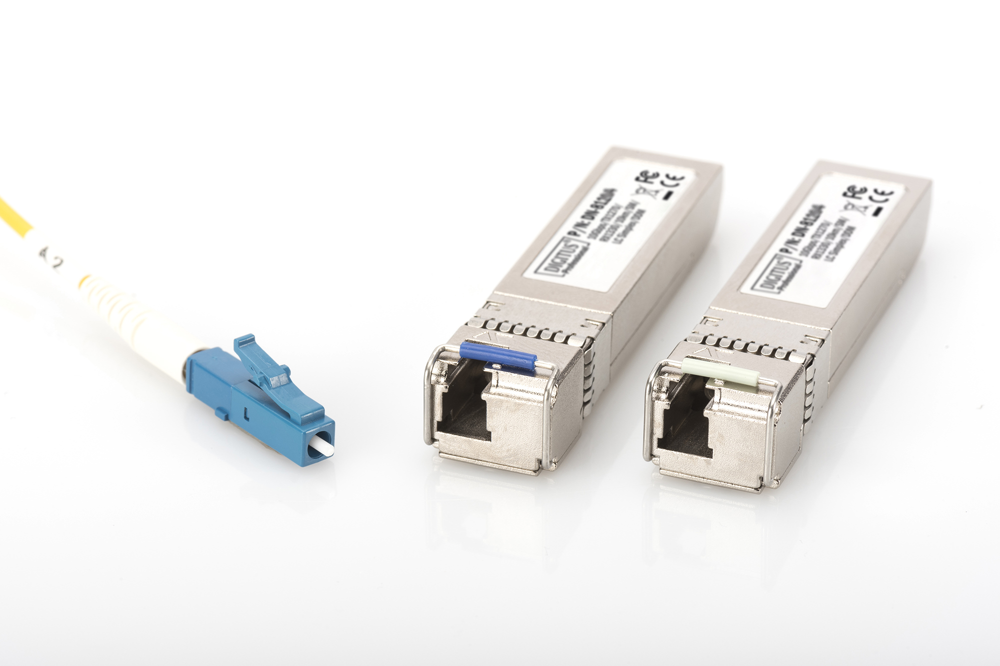 DIGITUS SFP+ 10 Gbps Bi-direktionales Modul, Singlemode, TX1270/RX1330, 10 km, Ansicht 2