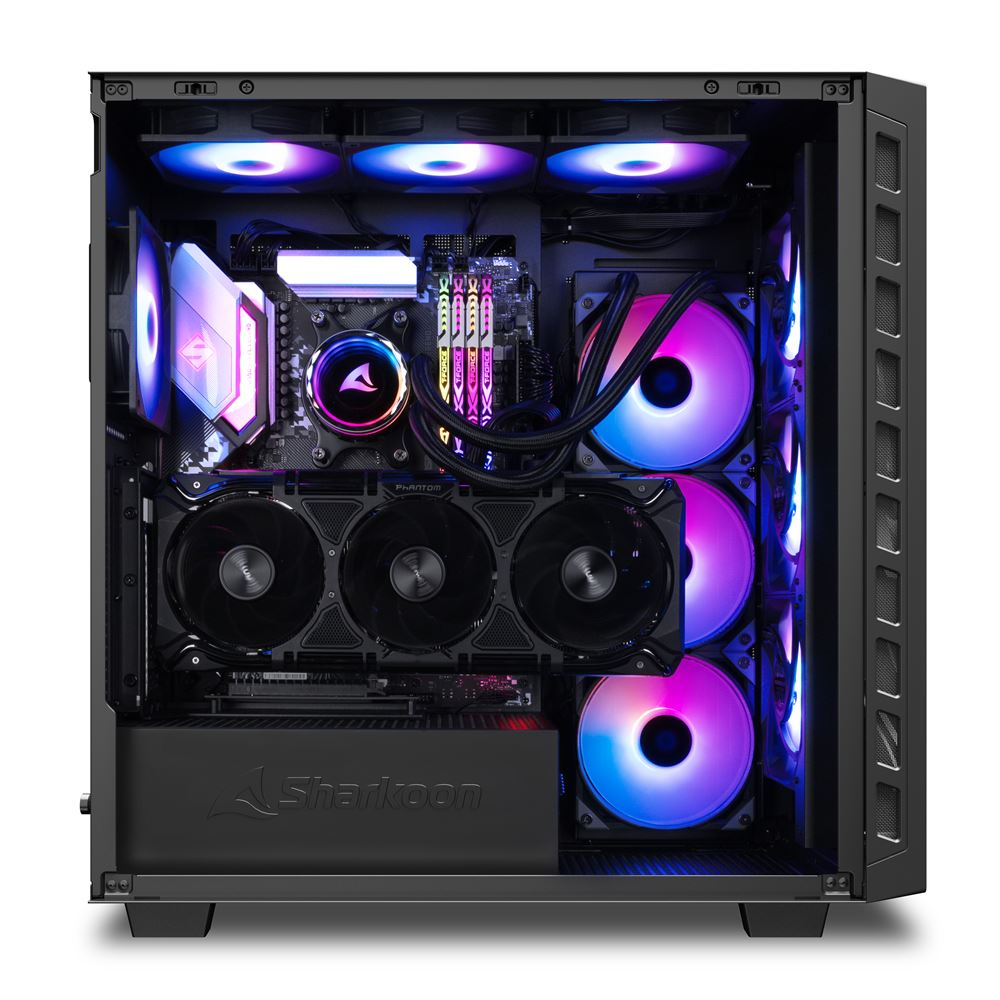Sharkoon REBEL C80M RGB - Gehäuse, Ansicht 3