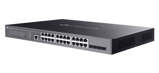 TP-LINK Omada SG3428XMPP V1.8 - Switch - L2+ - managed - 16 x 10/100/1000 (PoE+), Ansicht 4