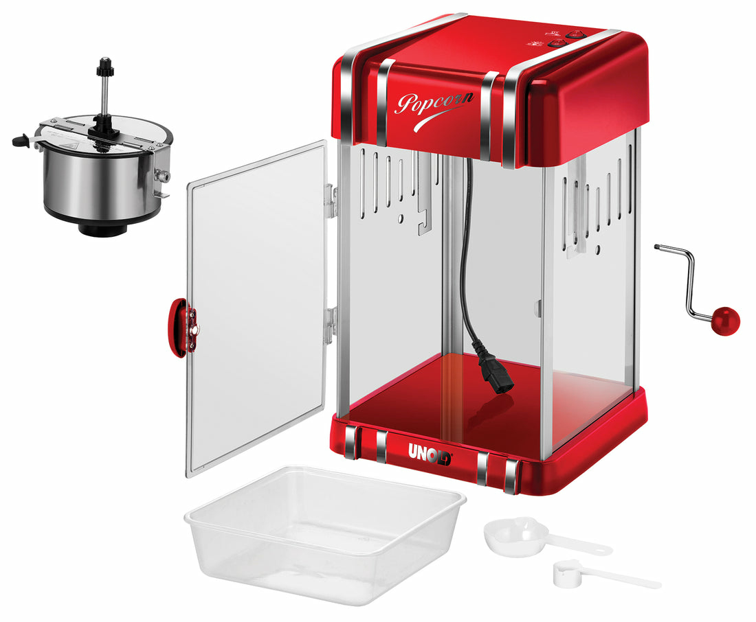 UNOLD 48535 Retro - Popcornmaker - 300 W - rot, Ansicht 4