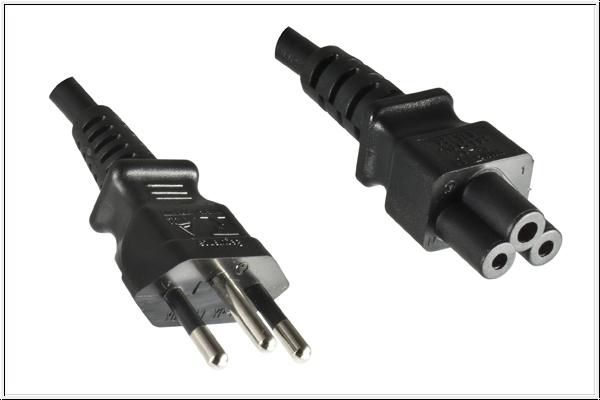MicroConnect Stromkabel - IEC 60320 C5 zu NBR 14136 (M), Ansicht 2