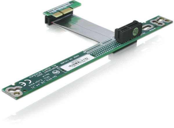 Delock Riser Card PCI Express x1 with Flexible Cable, Ansicht 2