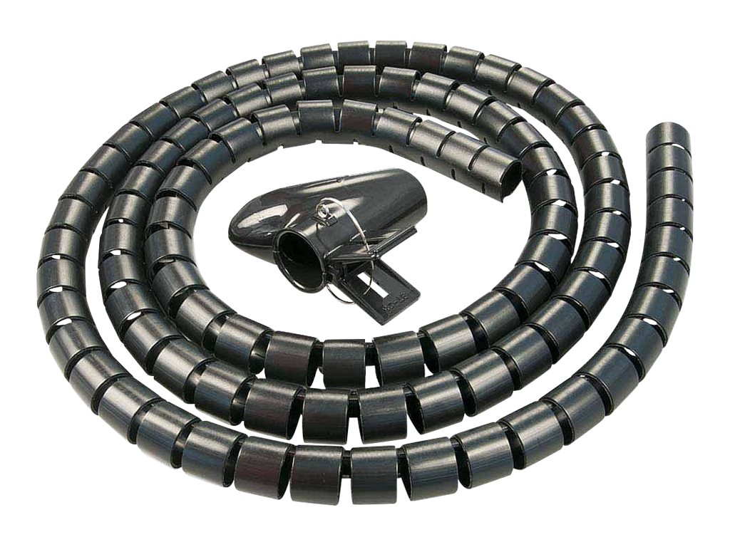 LINDY Spiral Cable Tidy - Flexible Kabelleitung - 5 m - Schwarz