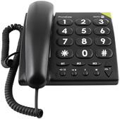 Doro PhoneEasy 311c - Telefon mit Schnur - Schwarz, Ansicht 2