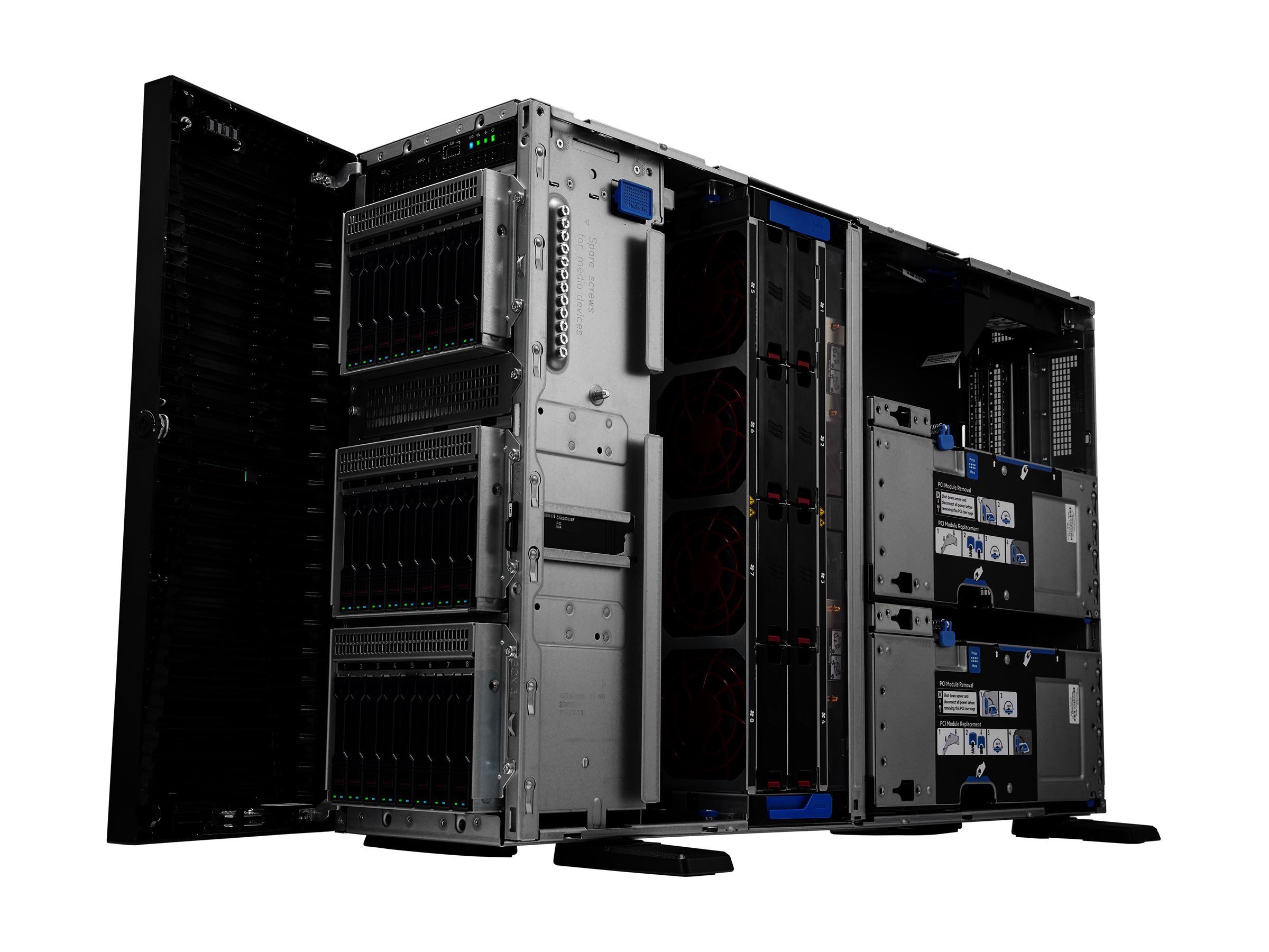 HPE ProLiant ML350 Gen11 - Server - Tower - 4U - zweiweg - 1 x Xeon Gold 5515+ / 3.2 GHz - RAM 64 GB - SATA/SAS/NVMe - Hot-Swap 6.4 cm (2.5")