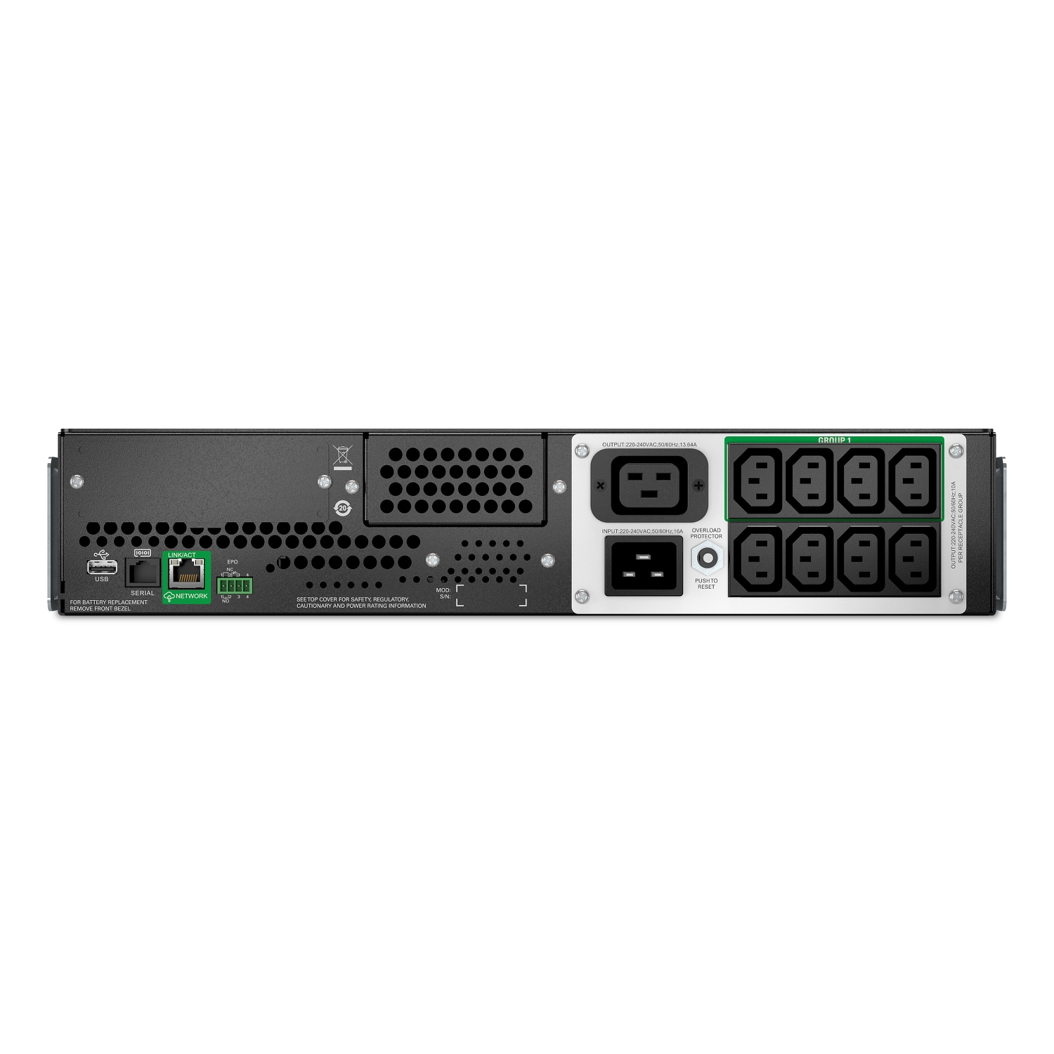 APC Smart-UPS Lithium Ion - USV (Rack - einbaufähig) - 2200–3000 VA, Ansicht 2