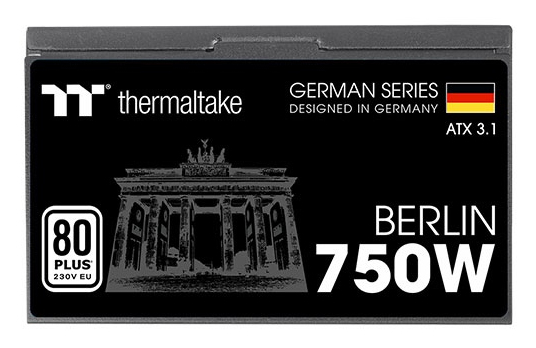 Thermaltake Netzteil Berlin 750W ATX3.1 80+ Black retail - PC-/Server Netzteil - ATX, Ansicht 4