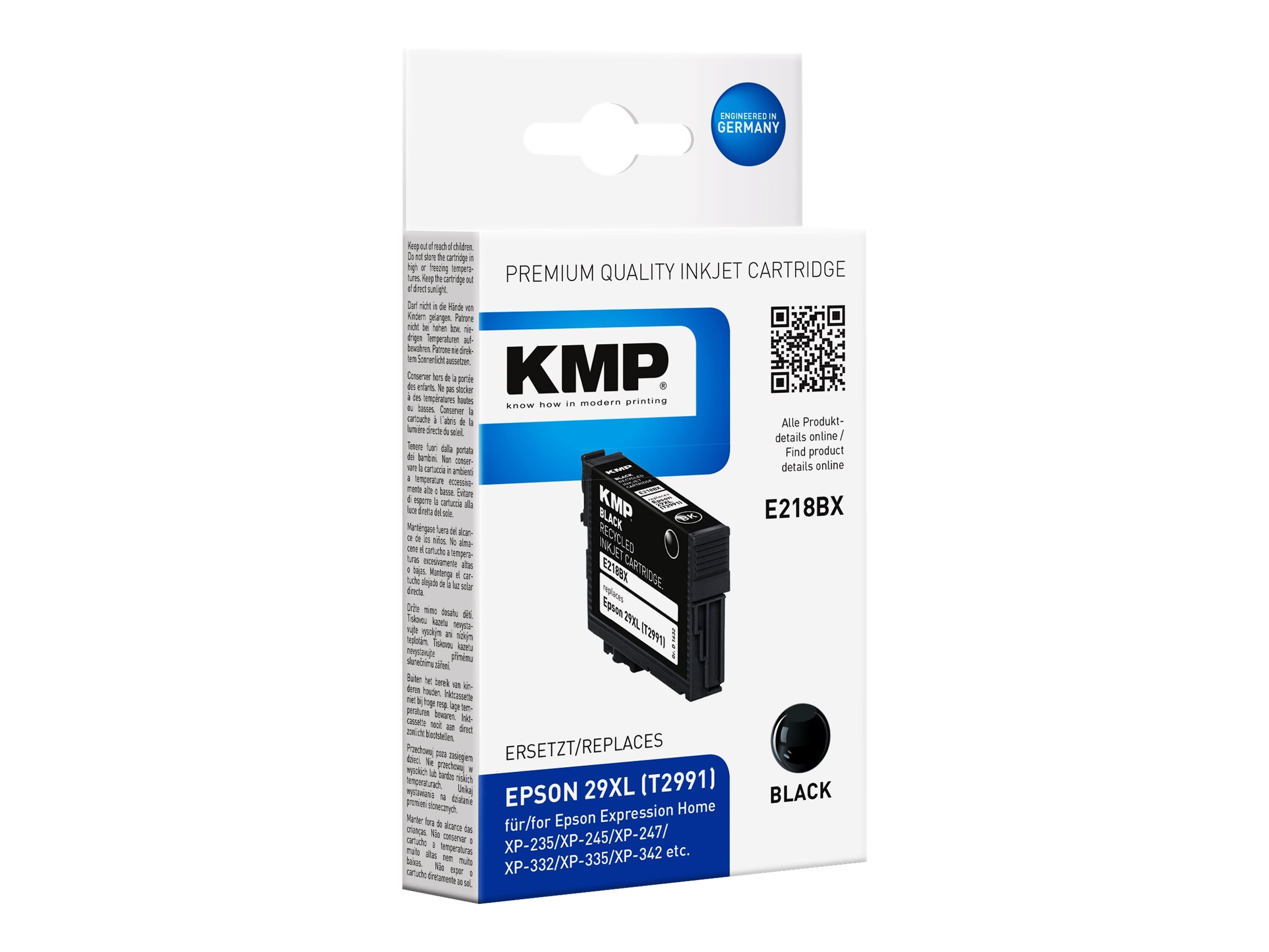 KMP E218BX - 11.3 ml - Hohe Ergiebigkeit