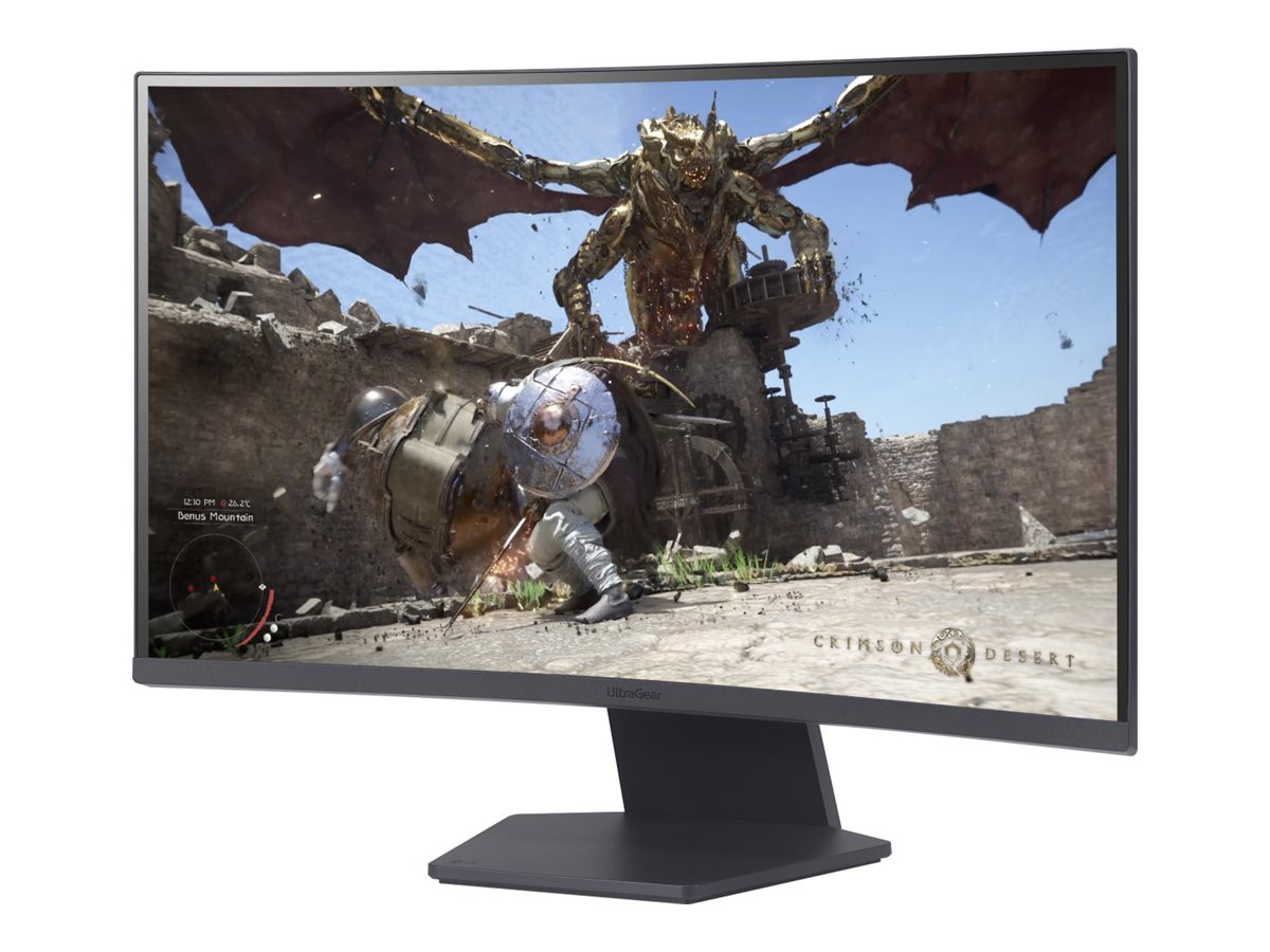 LG UltraGear 27GS60QC-B - LED-Monitor - Gaming - gebogen - 68.4 cm (27")