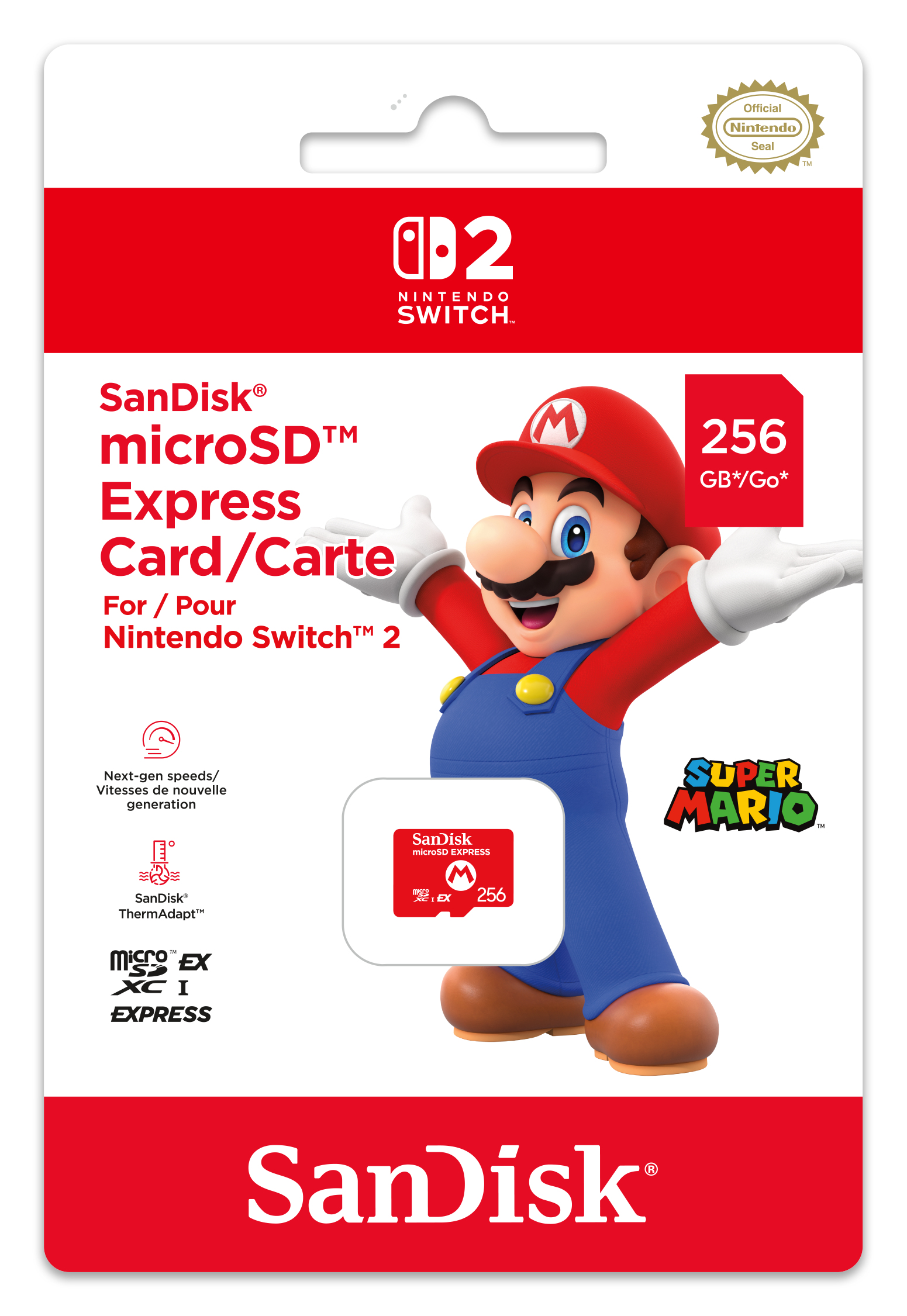 Nintendo SanDisk microSD Express Card Switch 2 - micro SD 10016157 - micro SD Express, Ansicht 2