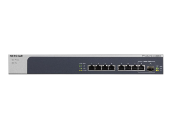 Netgear XS508M - Switch - unmanaged - 7 x 10 Gigabit Ethernet + 1 x 10 Gigabit Ethernet  10 Gigabit Ethernet SFP+