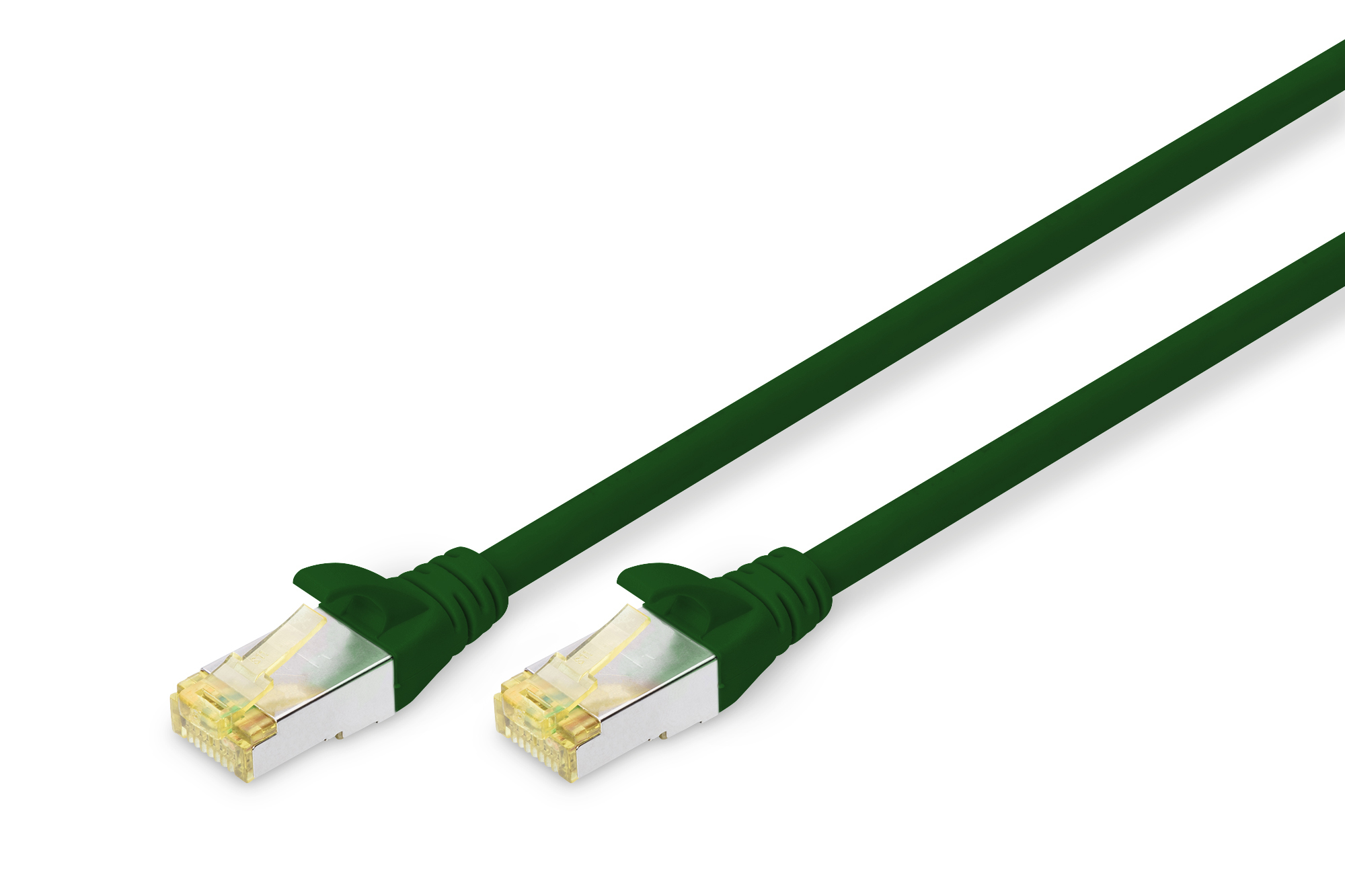 DIGITUS CAT 6A S/FTP Patchkabel, 20 m, Cat6a, S/FTP (S-STP), RJ-45, RJ-45, Grün