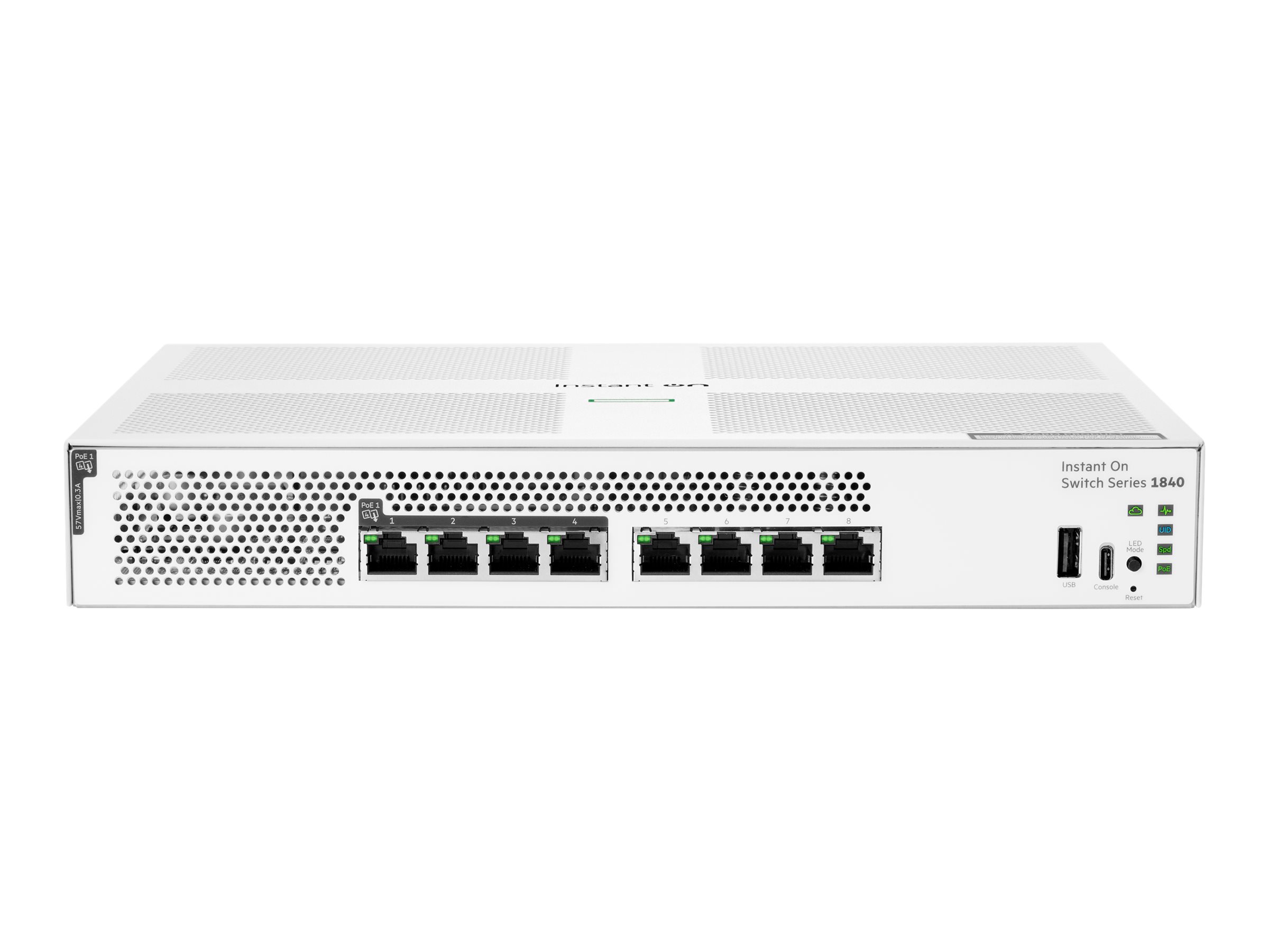 HPE Networking Instant On 1840 - Switch - managed - 7 x 10/100/1000 + 1 x 10/100/1000 (PoE)