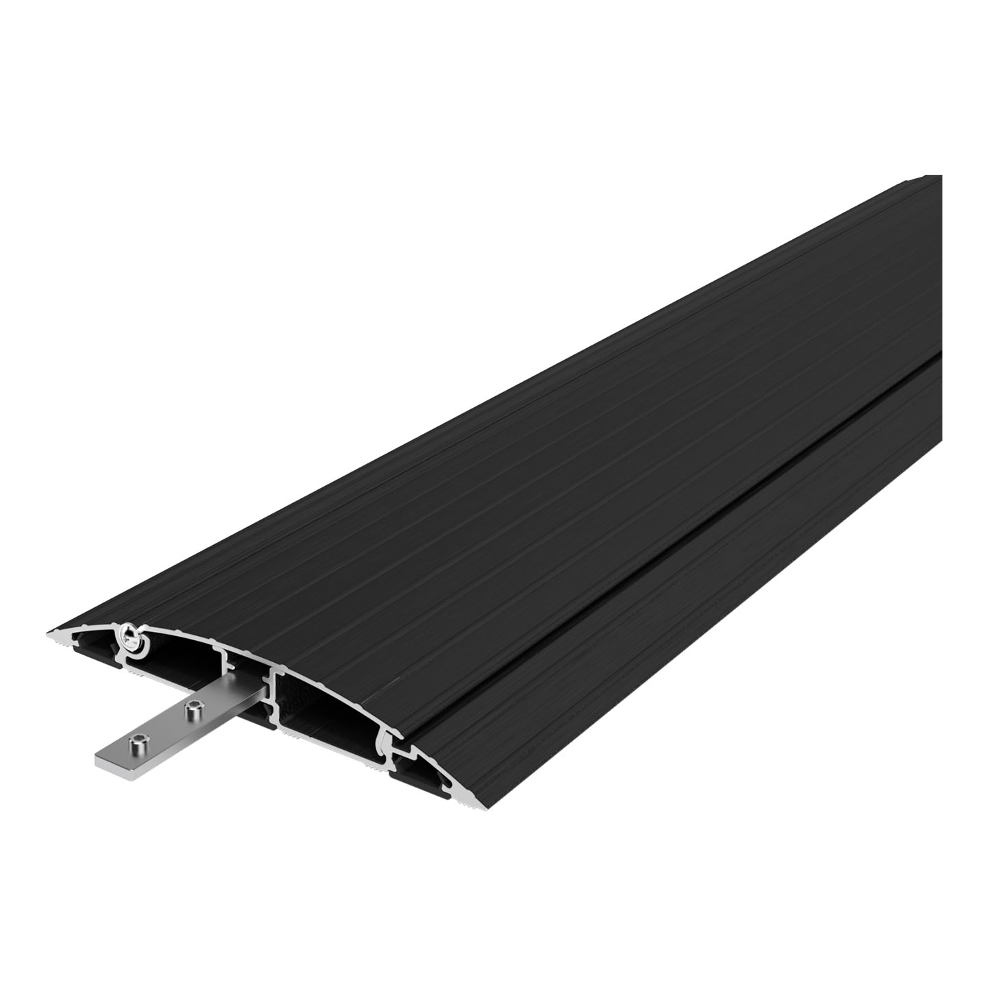 Dataflex Addit Kabelschutz 150cm gerade schwarz, Ansicht 3