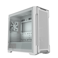 Gigabyte C102 GLASS ICE - Mid tower - mini ITX  micro ATX - Seitenteil mit Fenster (gehärtetes Glas)