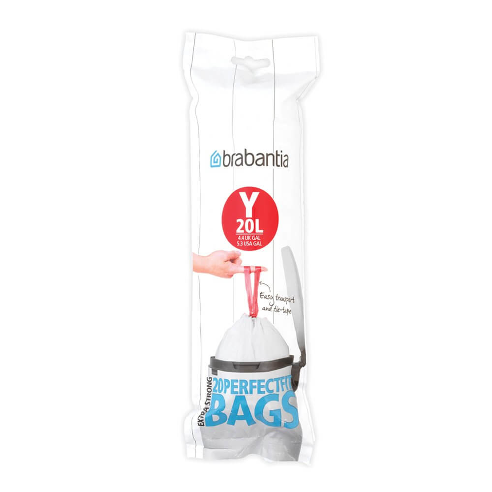 Brabantia 116742 - 20 l - Weiß - Hart-Polyethylen (HDPE) - 545 mm - 412 mm - 20 Stück(e), Ansicht 2