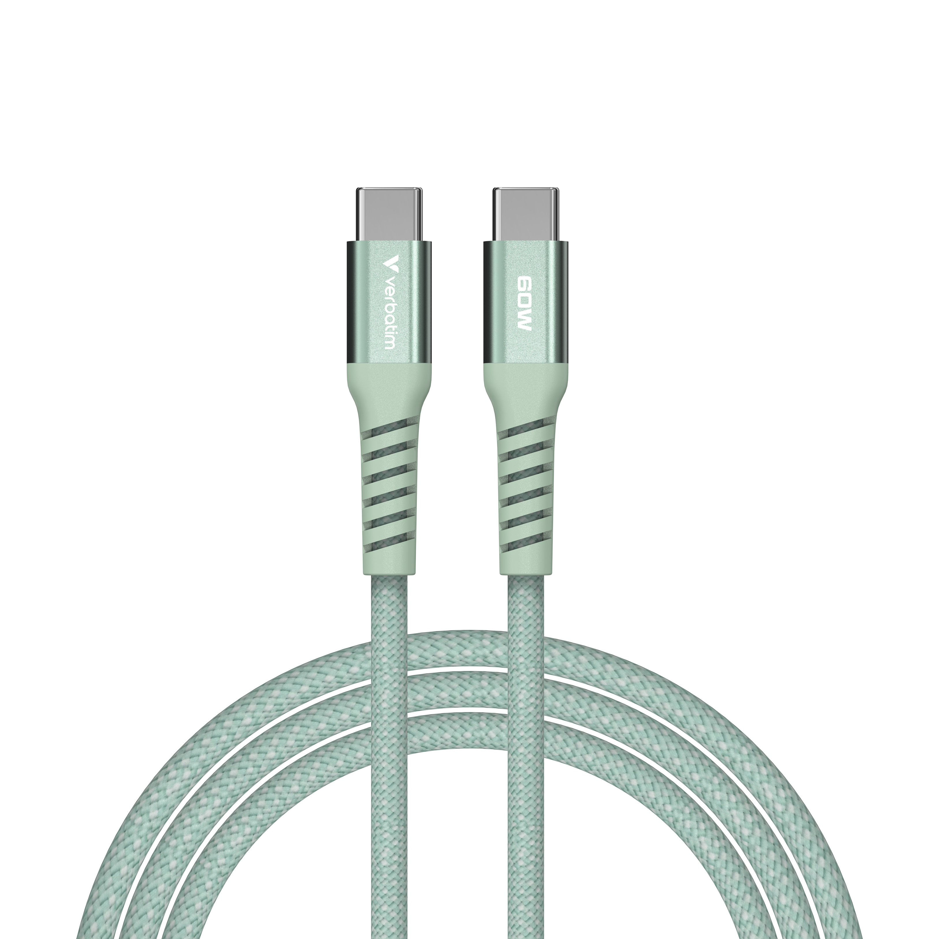 Verbatim Sync and Charge - USB-C / Netzkabel - 24 pin USB-C (M) - grün, Ansicht 3