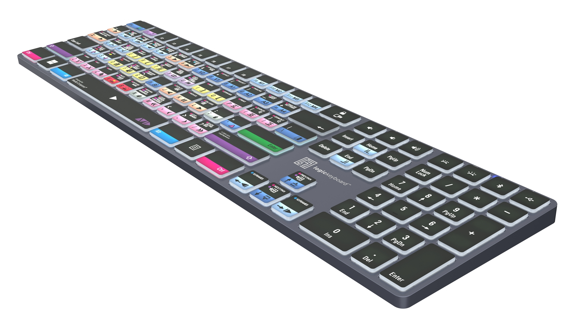 Logickeyboard Avid Media Composer Pro Titan - TL: Französisch, AZERTY, Ansicht 4
