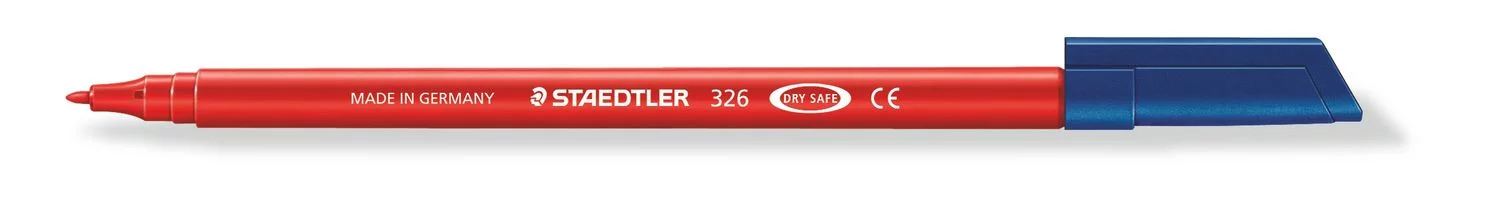 STAEDTLER 326 - Rot - 1 mm - Polypropylen (PP) - Tinte auf Wasserbasis