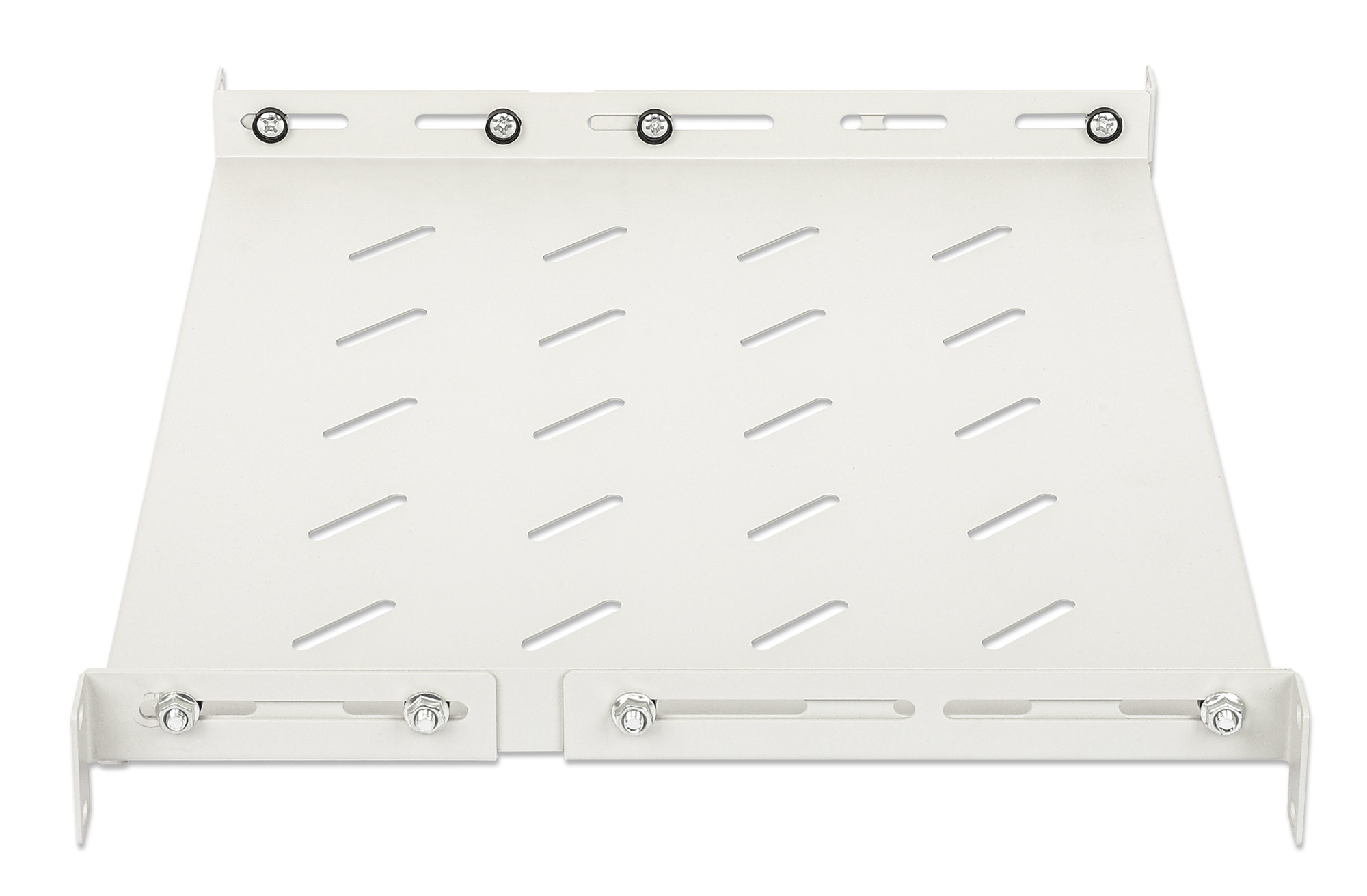 IC Intracom Intellinet - Rack - Regal - with variable rails, fixed mounting - Grau, RAL 7035 - 1U - 48.3 cm (19), Ansicht 3