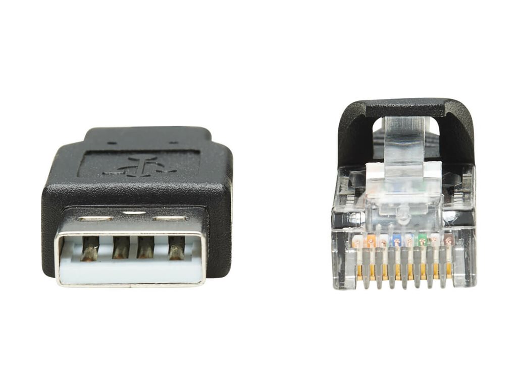 Eaton Tripp Lite Series USB to RJ45 Rollover Console Cable (M/M)