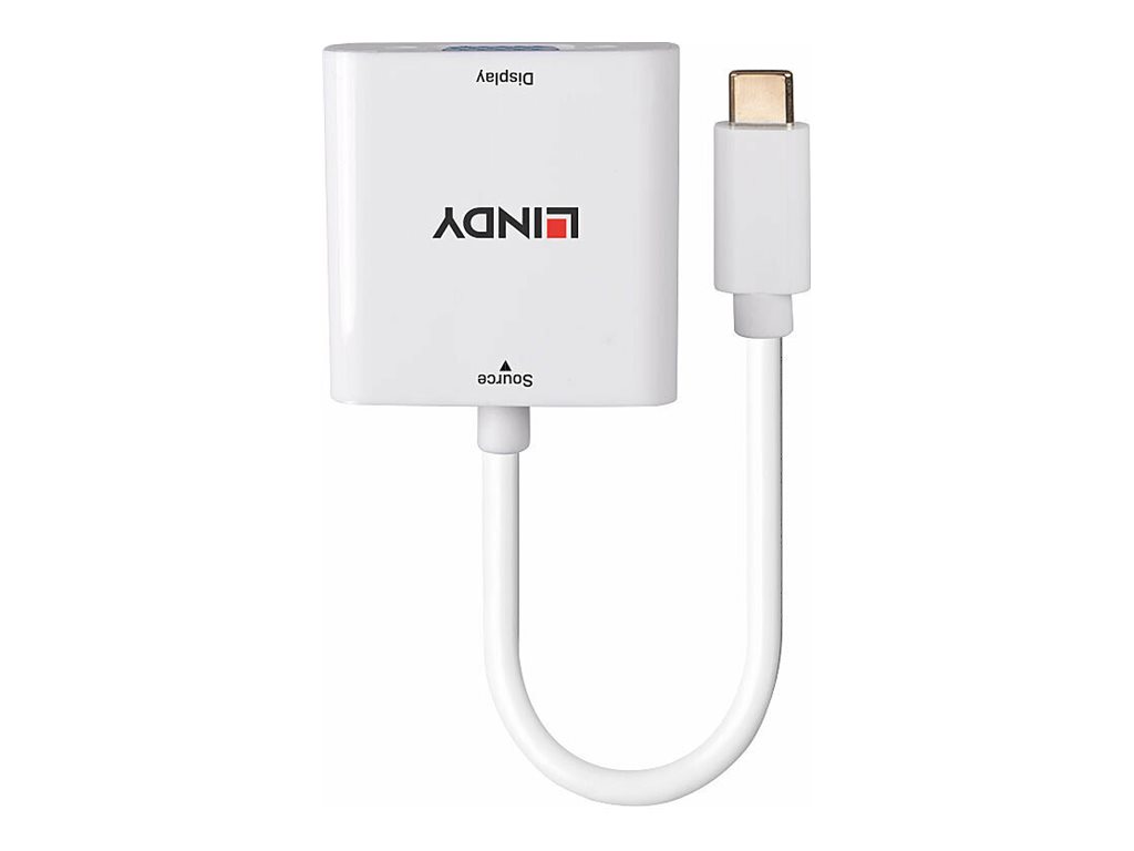 Lindy Videoadapter - 24 pin USB-C (M) zu HD-15 (VGA)