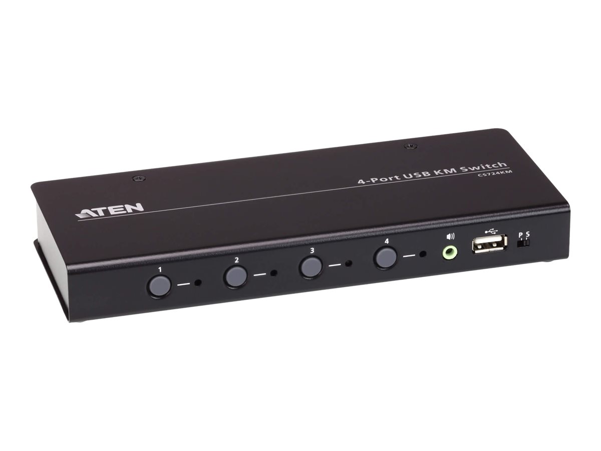 ATEN CS724KM USB Boundless KM Switch - Schalter TastaturMausUSBAudio