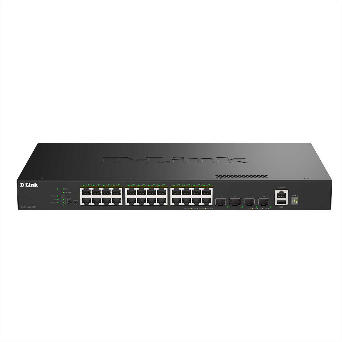 D-Link SmartPro DGS-1530-28P - Switch - Smart - 24 x 10/100/1000 (PoE+)