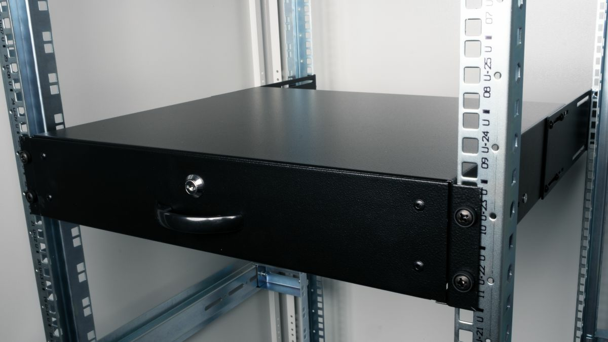 Equip Schublade 19 für Serverschränke 2U abschließbar sw - Zubehör Stromversorgung - 0,48 m, Ansicht 4
