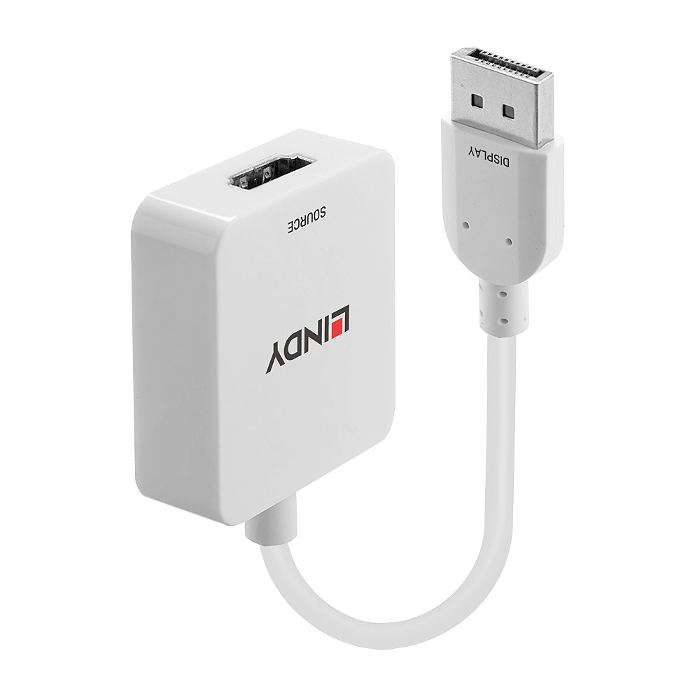 Lindy Video- / Audiokabel - HDMI, Gleichstromstecker 3,5 x 1,35 mm weiblich zu DisplayPort männlich, Ansicht 2