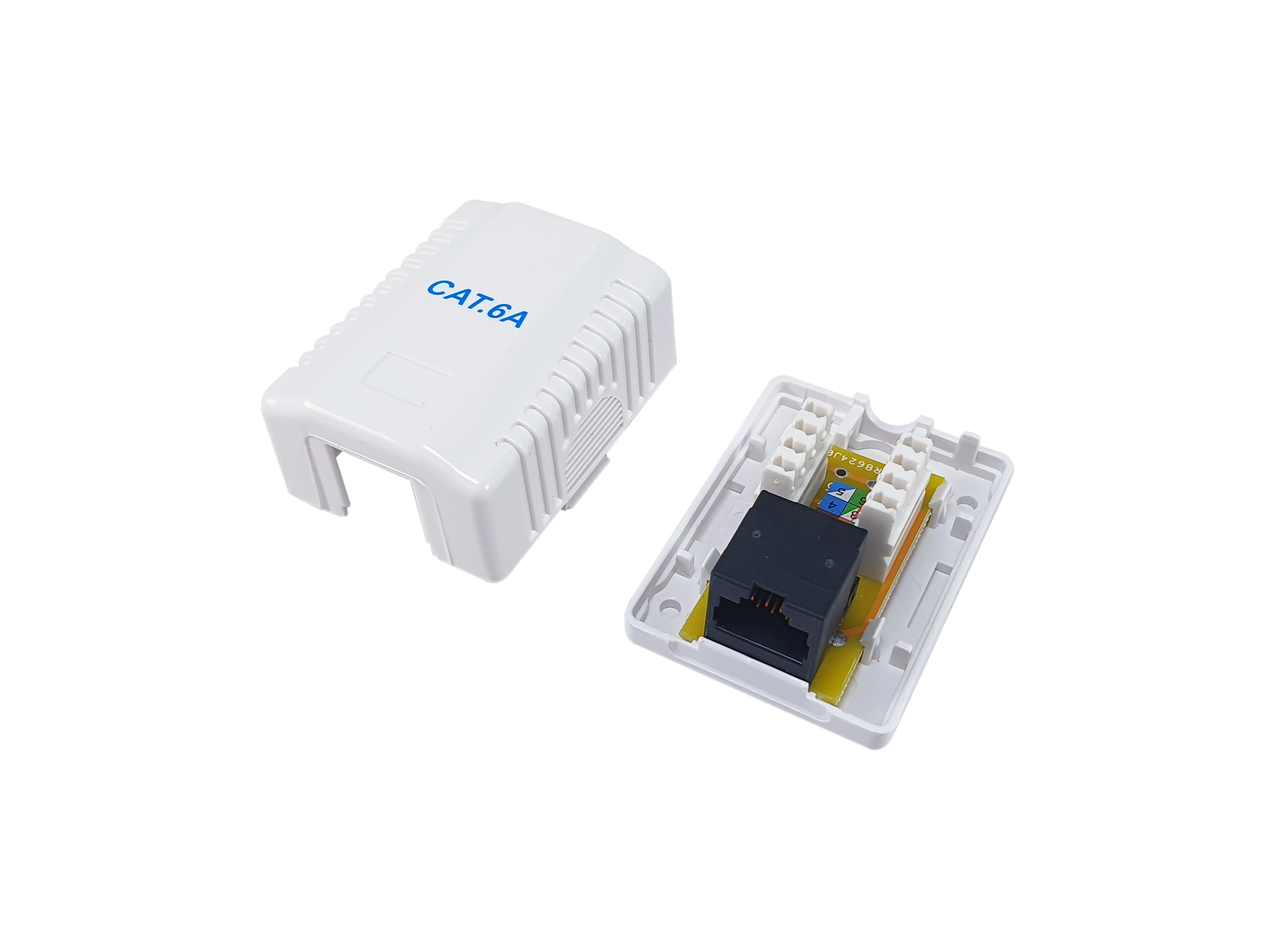 Equip Aufputzdose Cat6A 1-Port RJ45 UTP, Ansicht 3