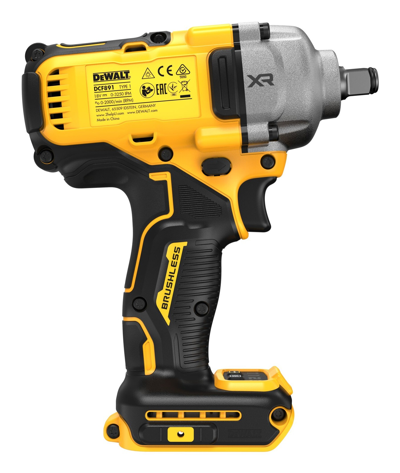 DeWalt DCF891NT Akku-Schlagschrauber solo inkl. Koffer, Ansicht 3