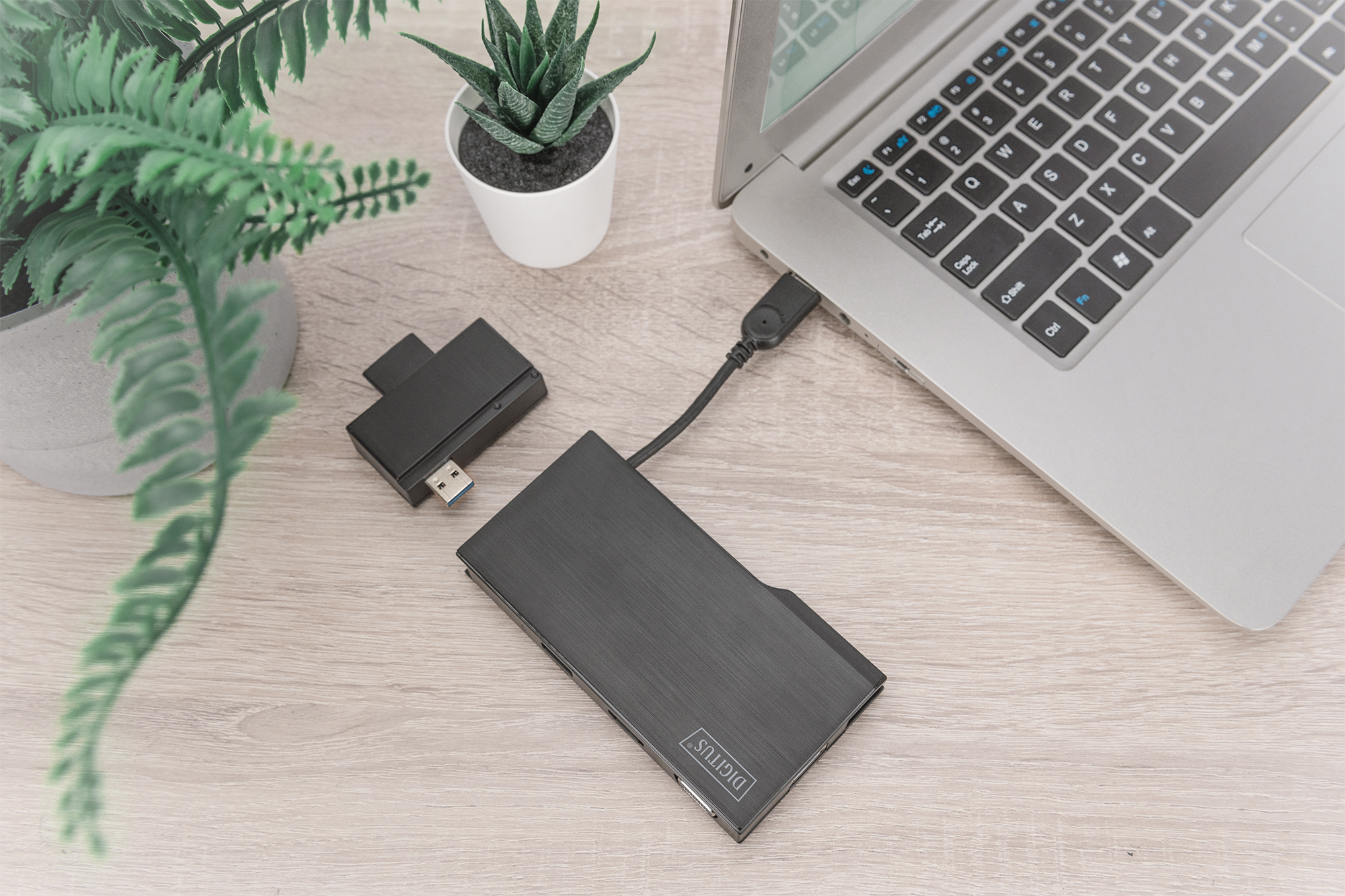 DIGITUS Universal Docking Station, USB 3.0, Travel, Ansicht 4
