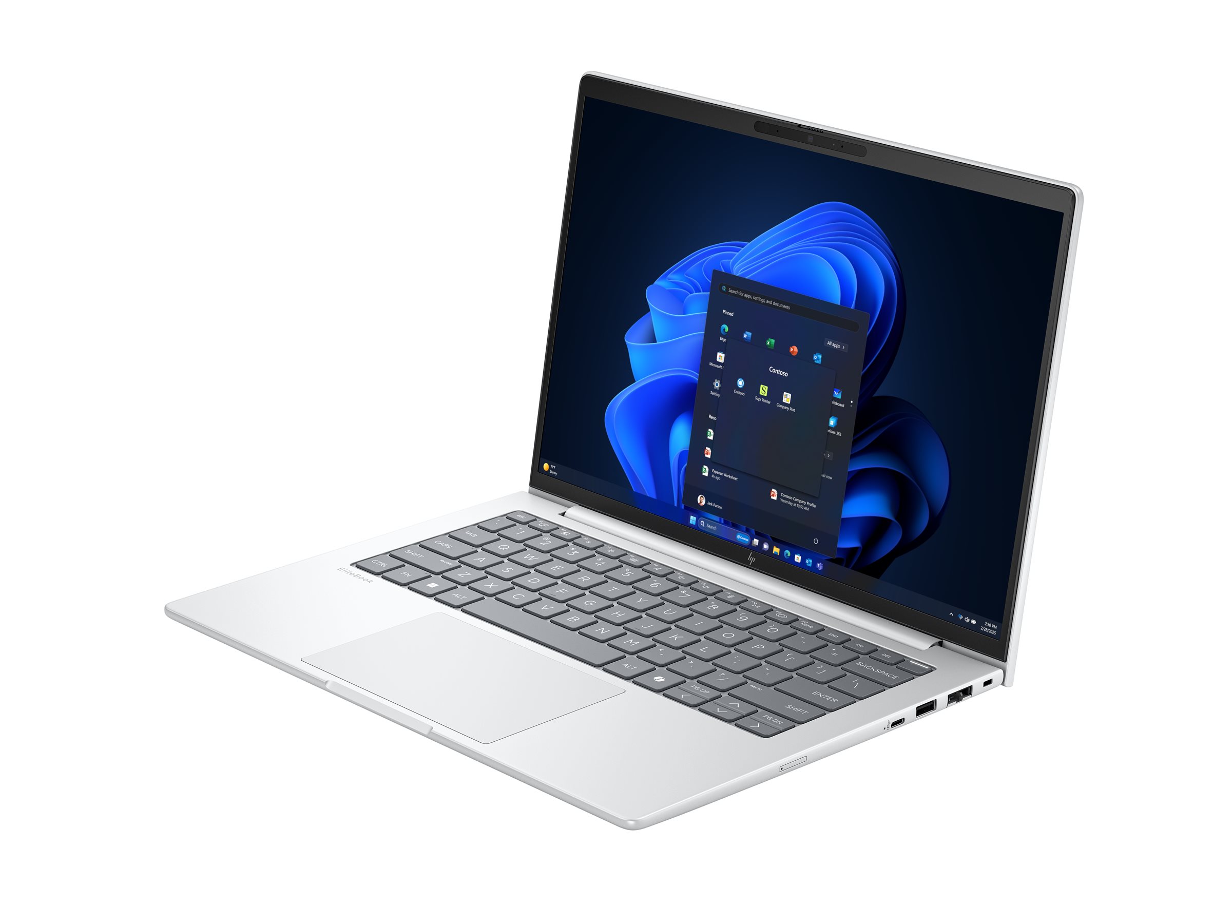 HP EliteBook 8 G1i Notebook AI - 174°-Scharnierdesign - Intel Core Ultra 7 255U / 2 GHz - Win 11 Pro - Intel Graphics - 32 GB RAM - 1 TB SSD NVMe - 35.6 cm (14")
