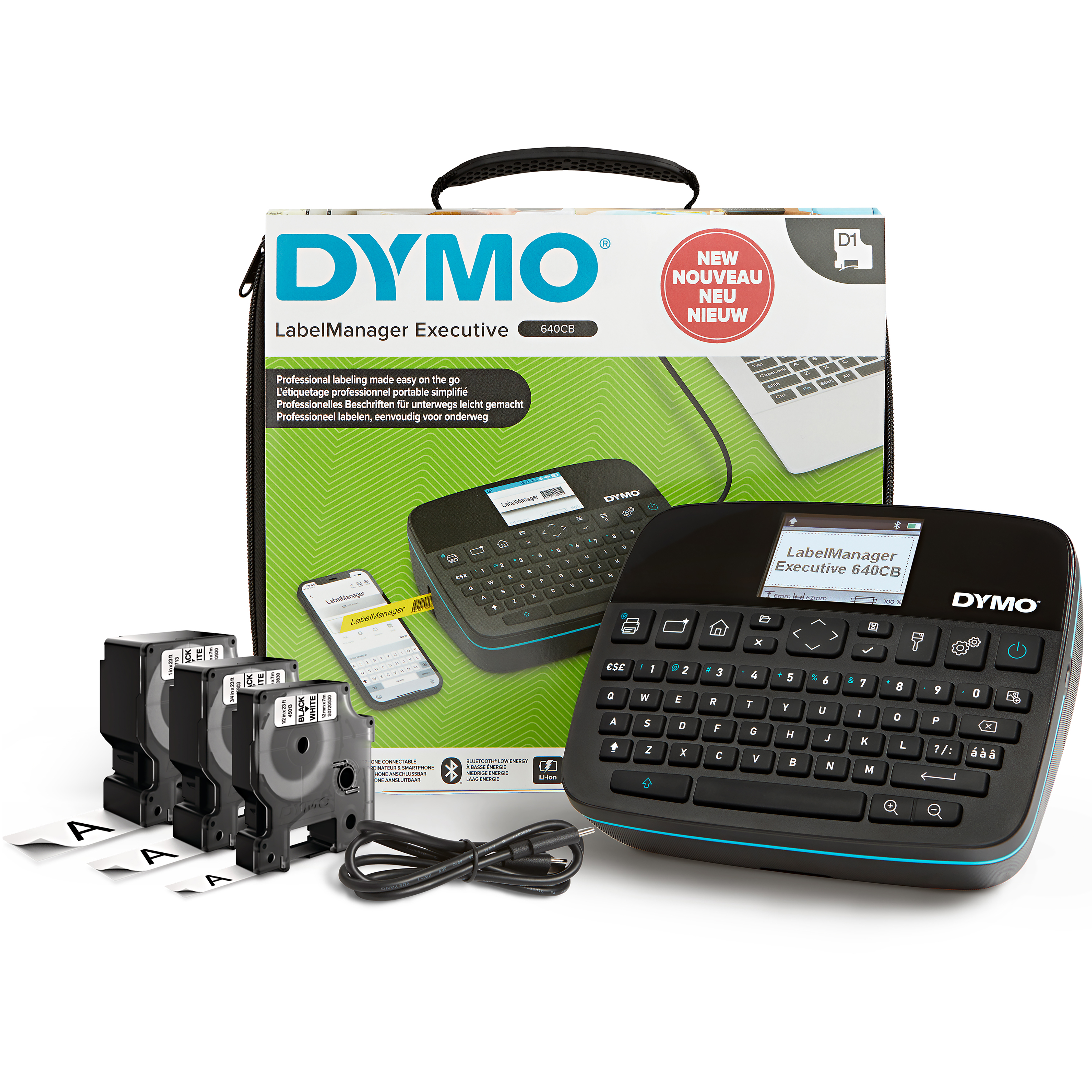 Dymo LabelManager 640CB Kofferset QWERTY - Drucker - Bluetooth, Ansicht 4