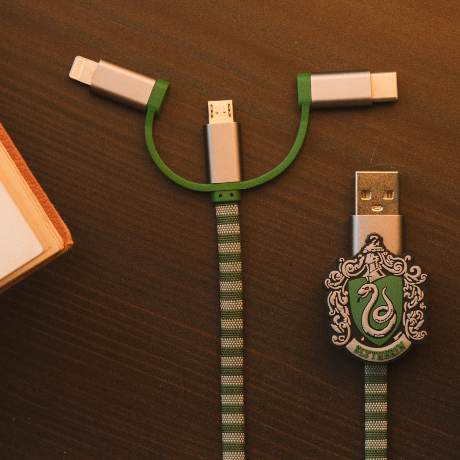 Thumbs Up 1002654 - 1 m - USB A - Micro-USB B - Grün - Grau, Ansicht 4