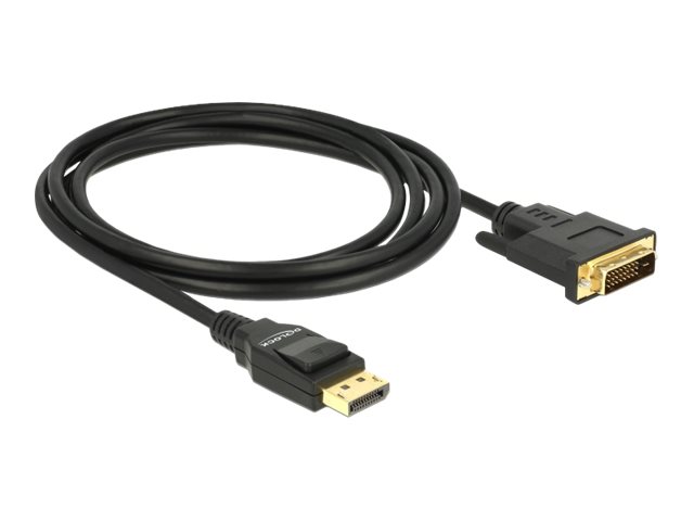 Delock - Adapterkabel - Single Link - DisplayPort (M) zu DVI-D (M) - DisplayPort 1.2a - 2 m