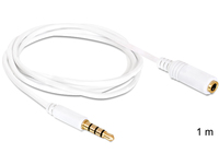 Delock Audiokabel - mini-phone stereo 3.5 mm männlich zu mini-phone stereo 3.5 mm weiblich