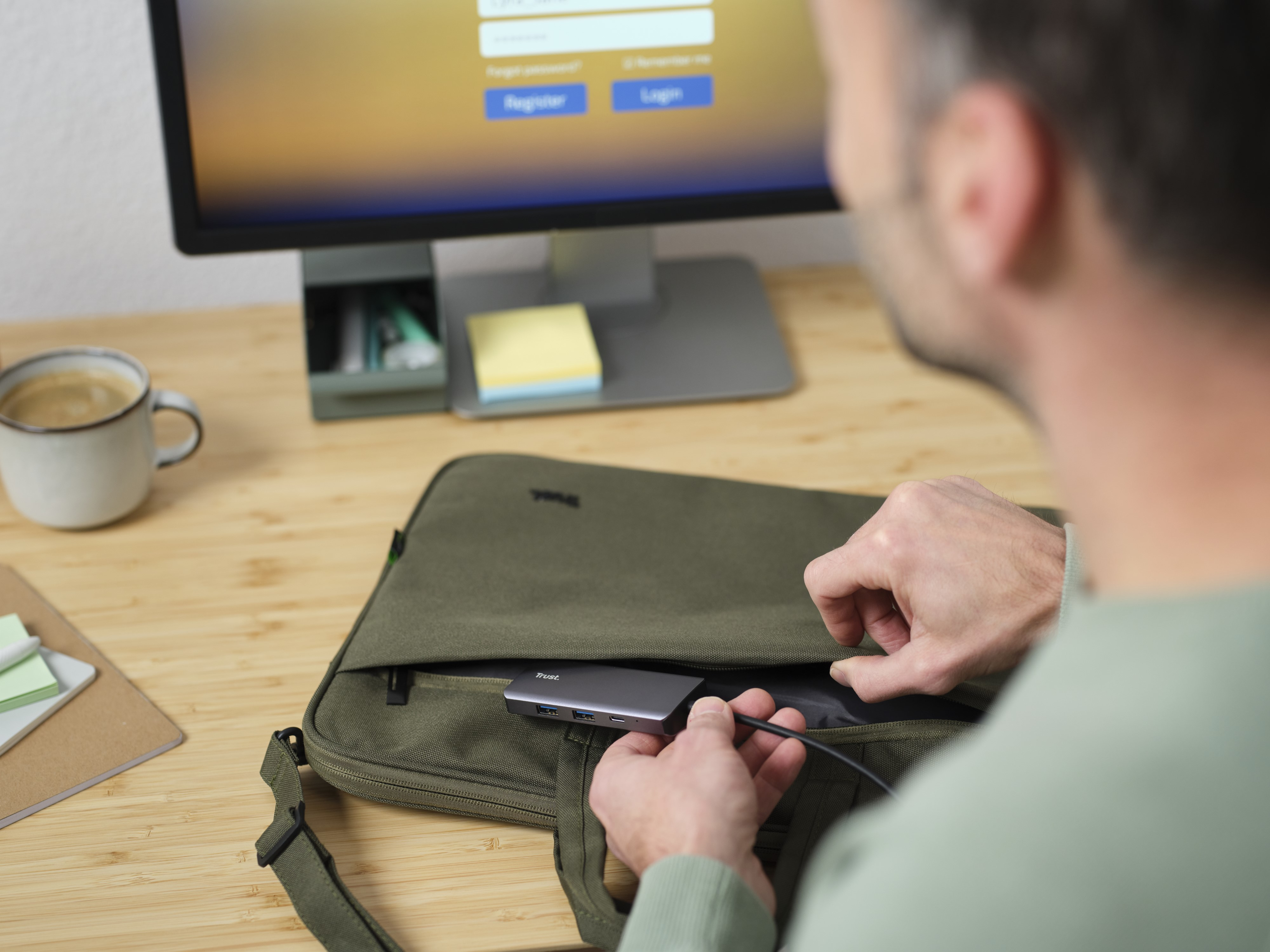 Trust Dalyx - Dockingstation - für Laptop - USB-C, Ansicht 2