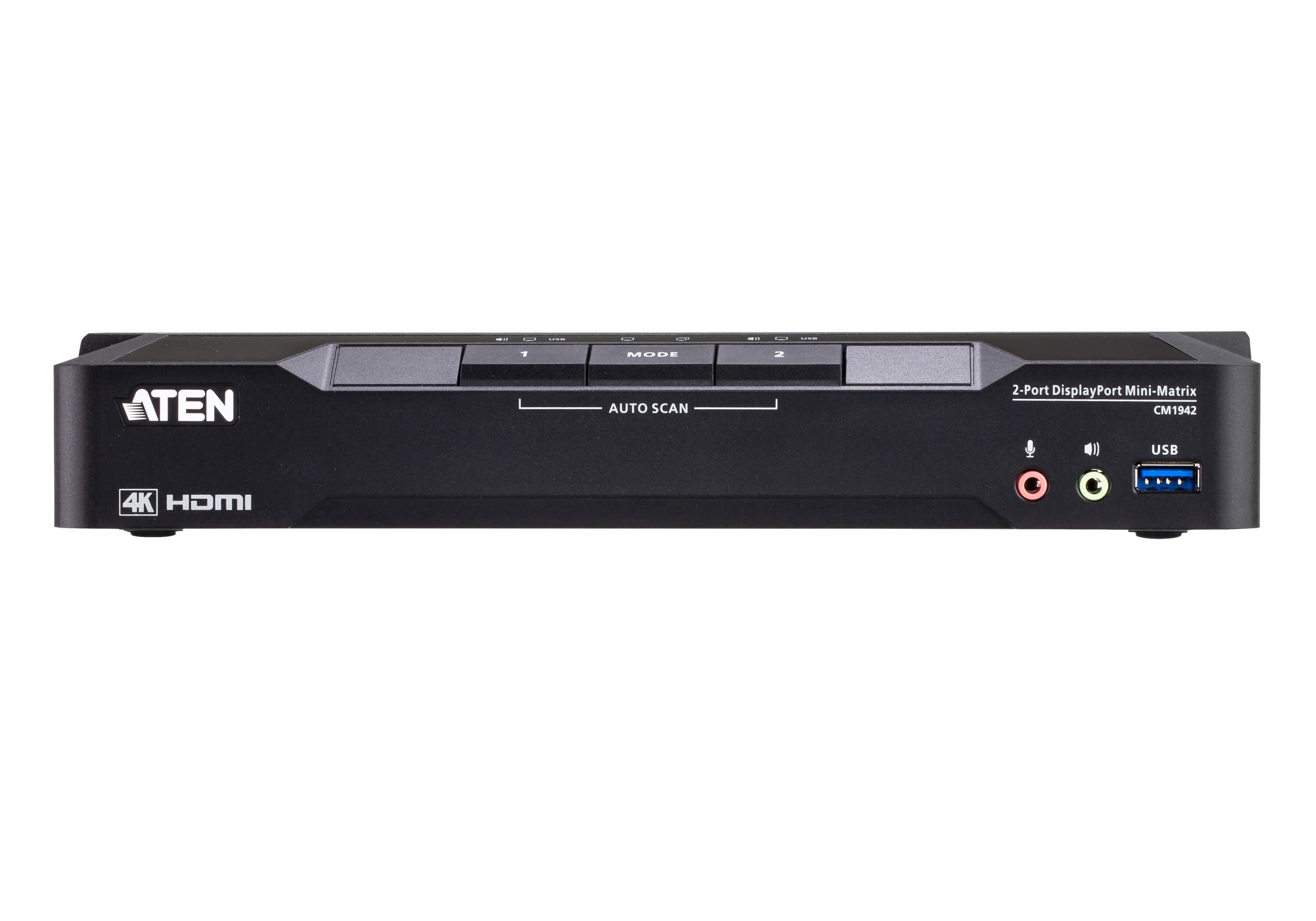 ATEN CM1942 - KVM-/Audio-/USB-Switch - 2 x KVM/Audio/USB, Ansicht 2