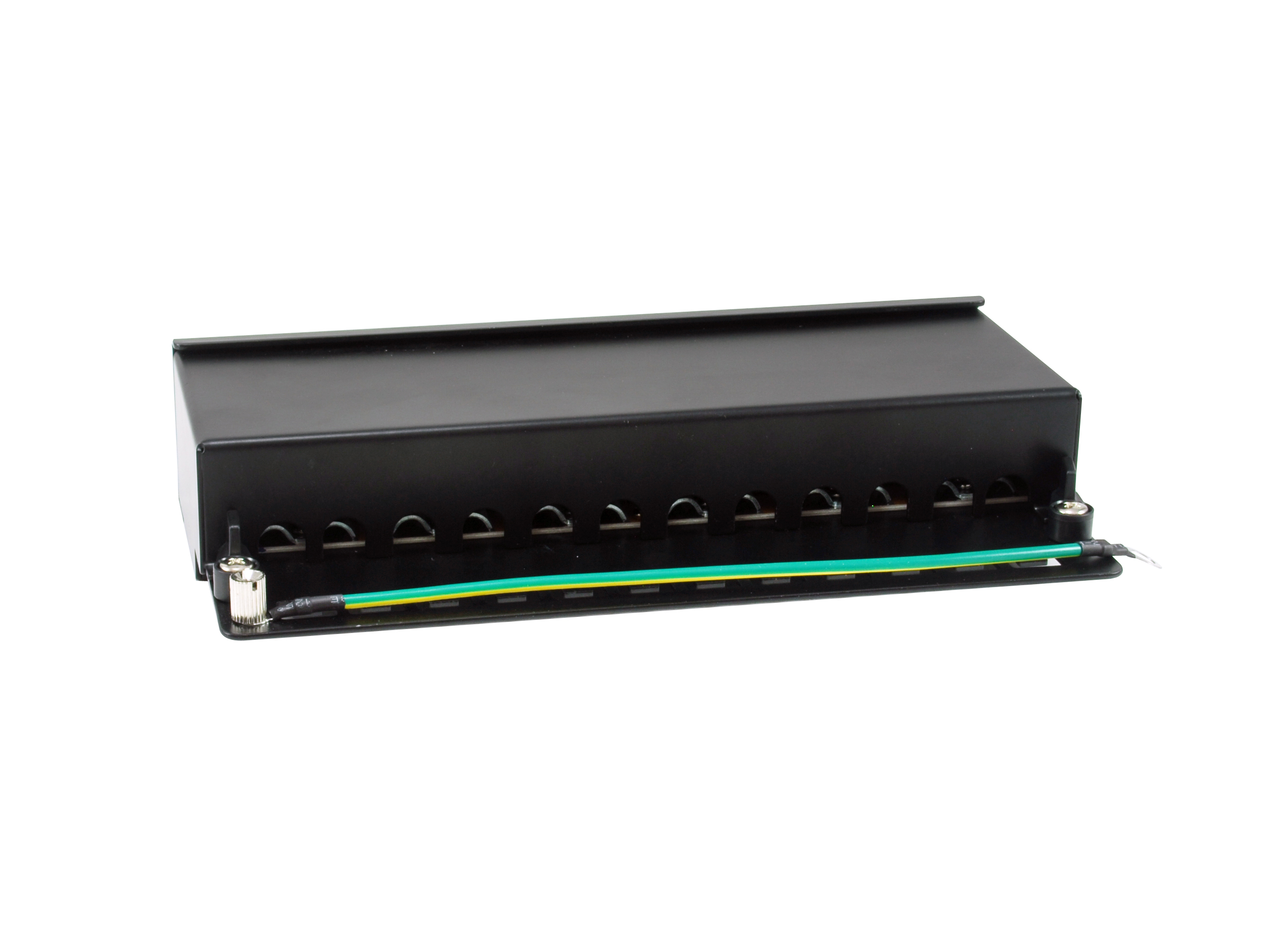 Equip Patchpanel 12x RJ45 Cat6A FTP 1HE Premium schwarz - Patch-Panel - Ethernet, Ansicht 3