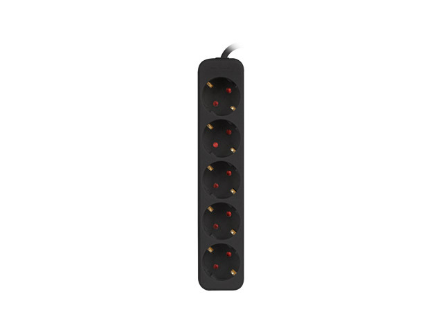 Lanberg PS0-05F-0300-BK - 3 m - Drinnen - Typ F - Type F (CEE 7/4) - IP20 - Schwarz, Ansicht 4