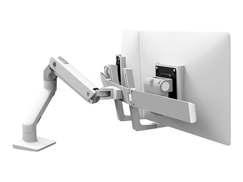 Ergotron HX Desk Dual Monitor Arm - Befestigungskit (Griff Gelenkarm Spannbefestigung für Tisch Tischplattenbohrung 2 Drehgelenke Befestigungsteile Scharnier Verlängerungsteil)