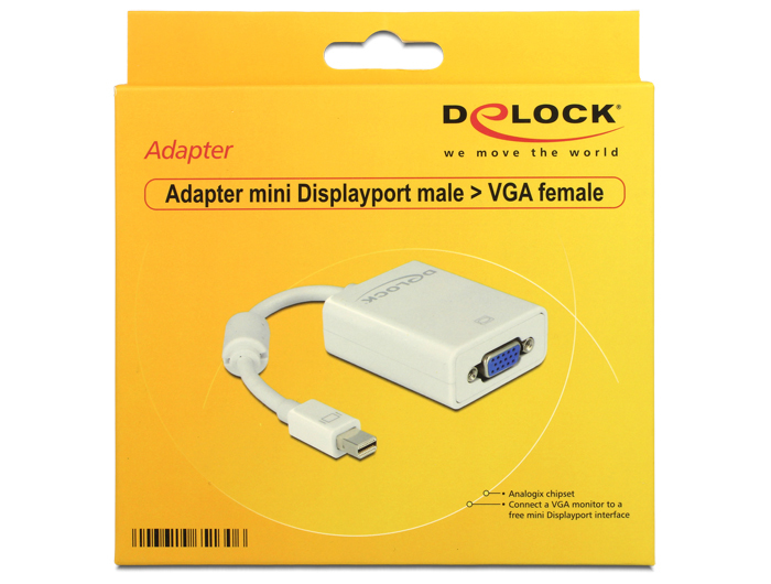 Delock VGA-Adapter - Mini DisplayPort (M), Ansicht 3
