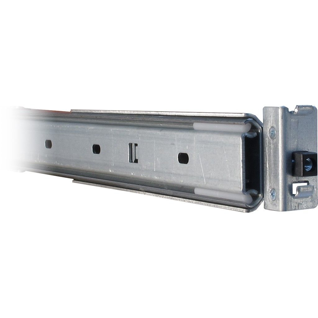 Inter-Tech Teleskopische Gleiter für Rack - Grau - 2U - 48.3 cm (19), Ansicht 2