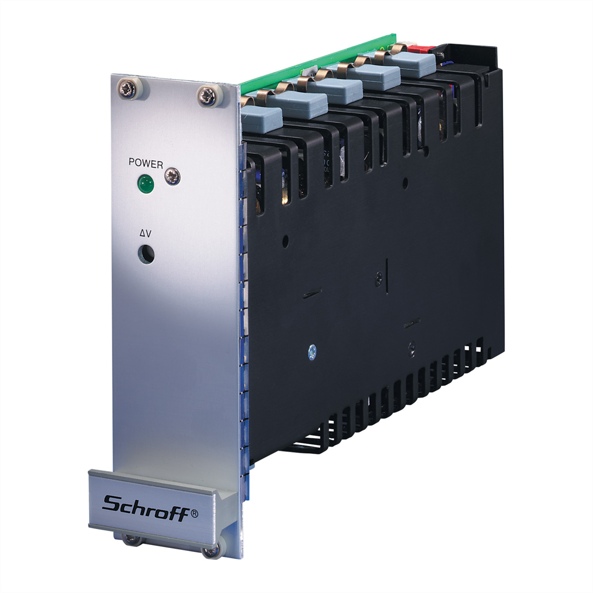 SCHROFF Maxpower - Netzteil (Rack - einbaufähig) - AC 90-254/ DC 100-360 V - 100 Watt - aktive PFC - 3U - 48.3 cm (19), Ansicht 2