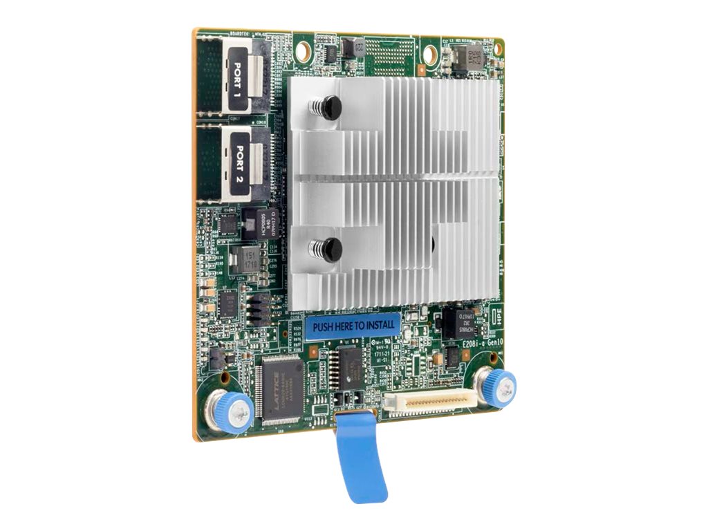 HPE Smart Array E208i-a SR Gen10 - Speichercontroller (RAID) mit flaches Kühlblech - 8 Sender/Kanal - SATA 6Gb/s / SAS 12Gb/s - RAID 0, 1, 5, 10 - PCIe 3.0 x8