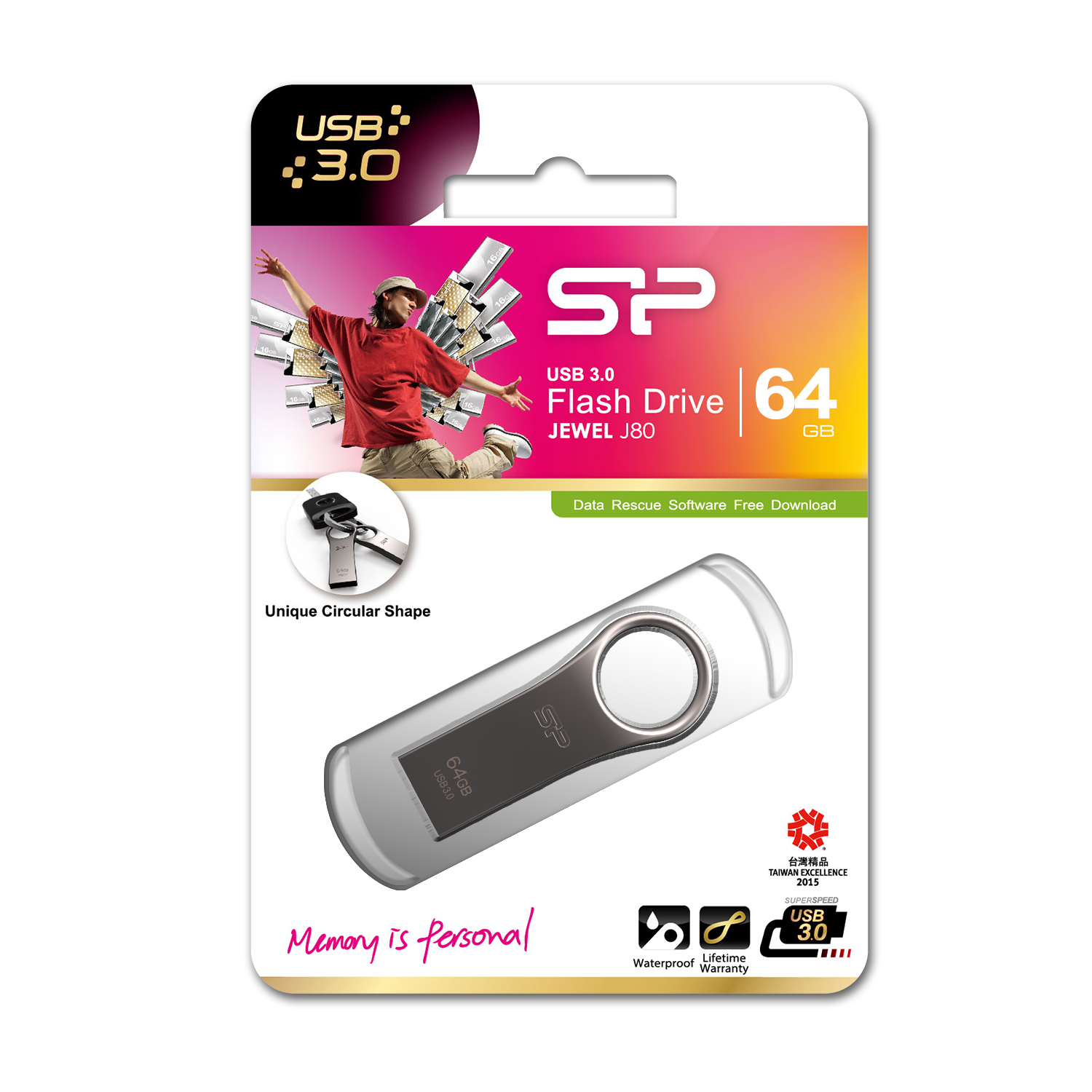 Silicon Power Jewel J80 - USB-Flash-Laufwerk, Ansicht 3