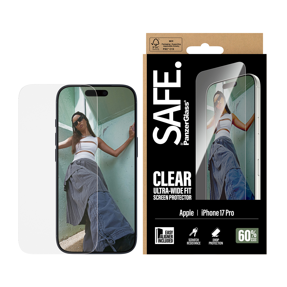 PanzerGlass Displayschutz Ultra Wide Fit iPhone 17 Pro, Ansicht 2